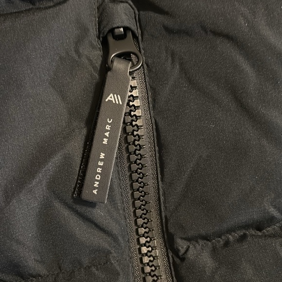 Andrew Marc New York Gattaca Black Parka Puffer Coat With Detachable Hood XL NWT - Picture 12 of 15